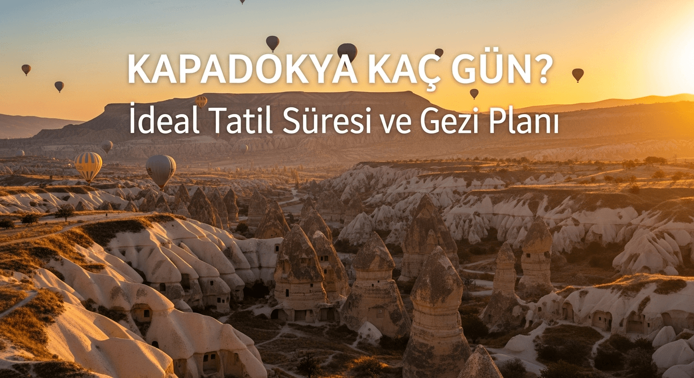 Kapadokya Kaç Gün? İdeal Tatil Süresi ve Gezi Planı
